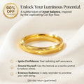 🔥 90% OFF TODAY: 5The Luminous Wave Ring: Hand-Polished 18K Gold Elegance