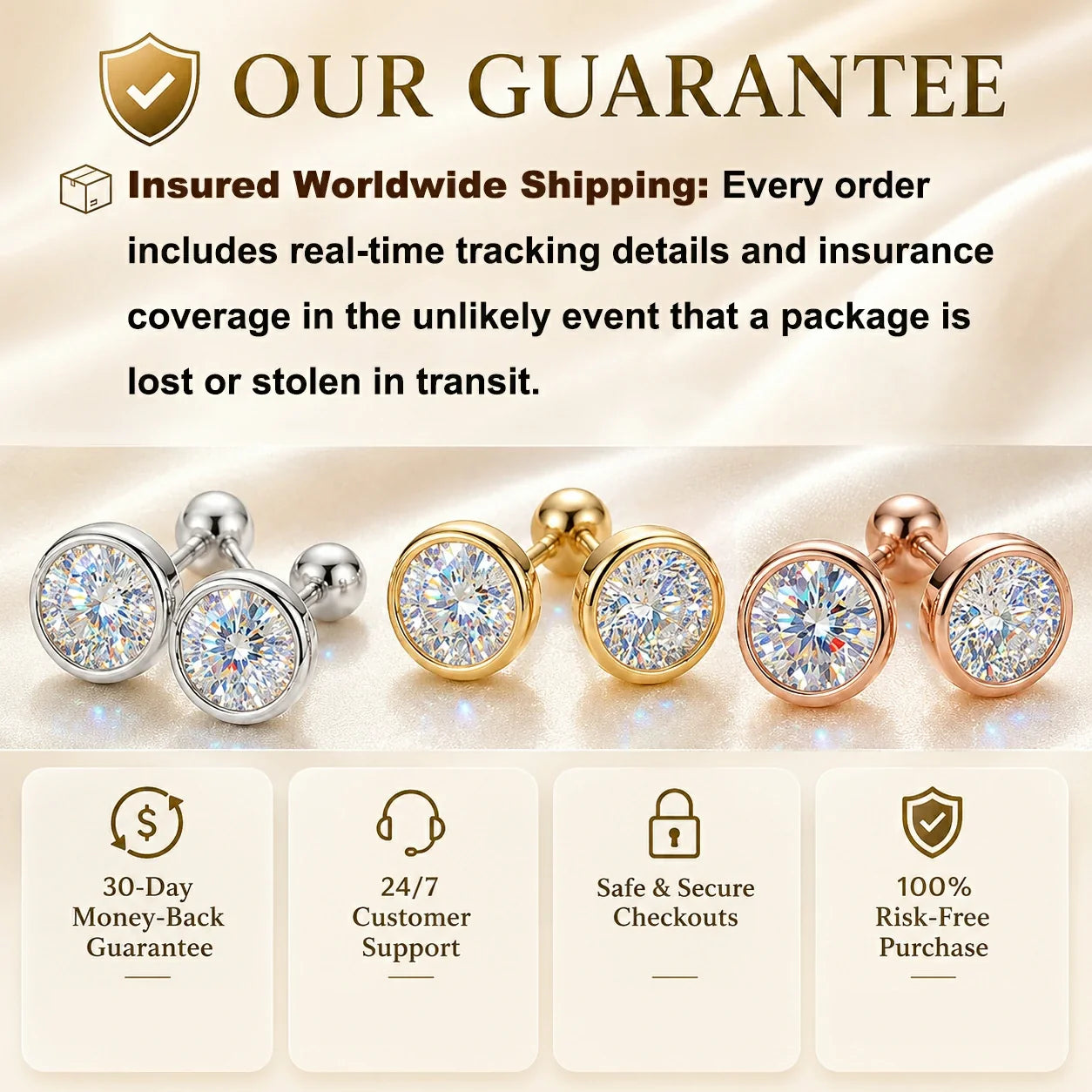 🔥 LAST DAY 90% OFF: Sleep-Safe High-Clarity Bubble Moissanite Studs in S925 Silver