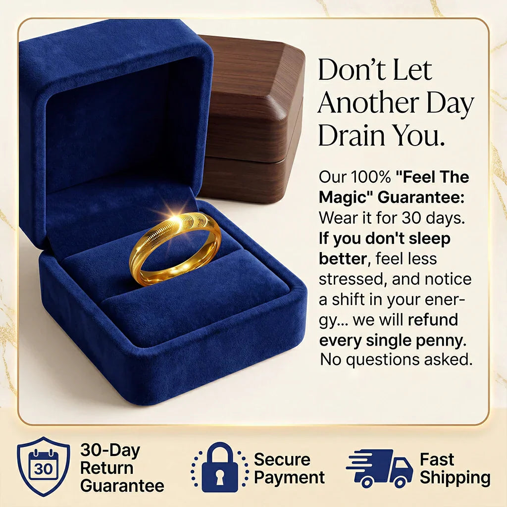 🔥 90% OFF TODAY: 5The Luminous Wave Ring: Hand-Polished 18K Gold Elegance