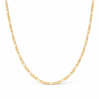 Minimalist Gold Geometric Link Necklace