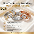 🔥 90% OFF TODAY: The Serenity X-Cross Band | Comfort-Fit Mindfulness Ring