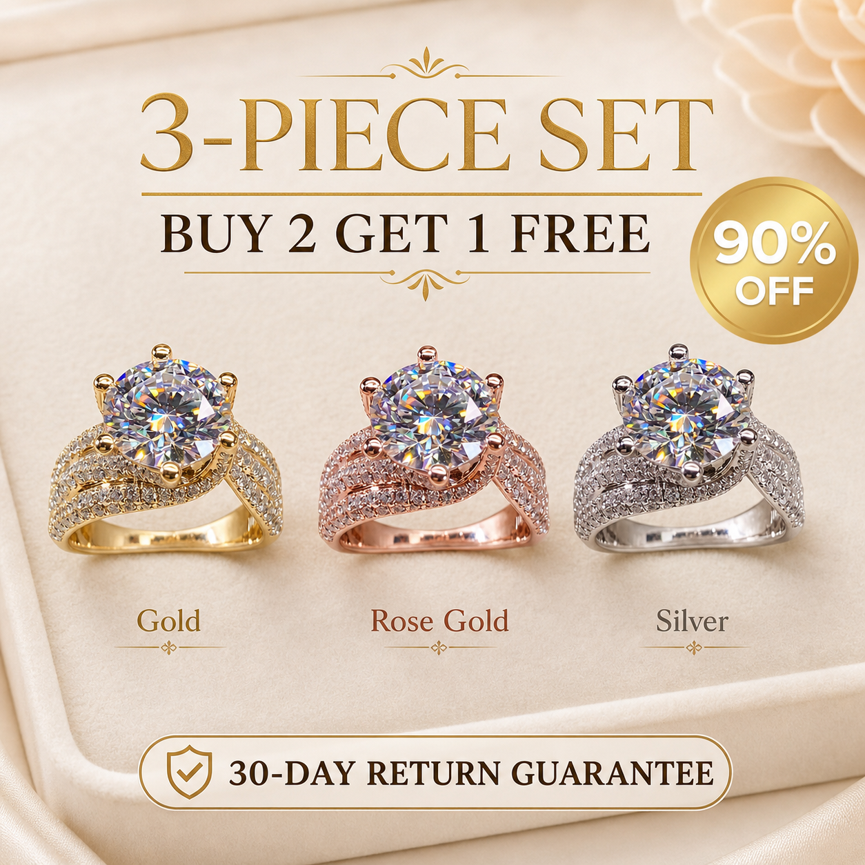 🔥 LAST DAY 90% OFF:  The 3-Carat Infinity Twist Moissanite Ring | Fearless Everyday Luxury