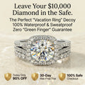 🚨 Only Today: 90% OFF |The Flawless $10k Illusion Ring | VVS1 Lab-Grown Diamond (Tarnish-Free)