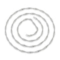 Minimalist Silver Twisted Chain Necklace