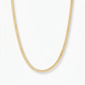 Minimalist Gold Herringbone Necklace