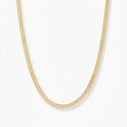 Minimalist Gold Herringbone Necklace