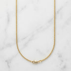 Minimalist Gold Rope Chain Necklace